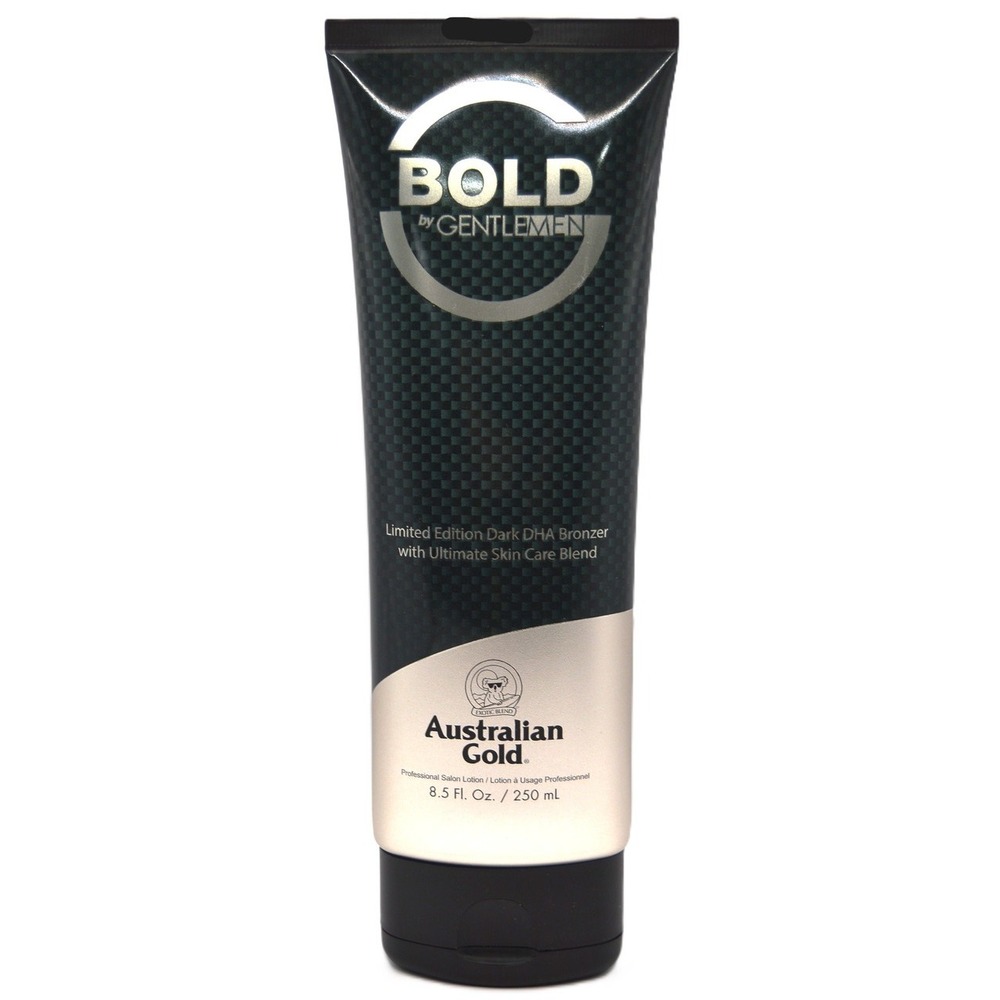 Australian Gold BOLD by G Gentlemen Dark DHA Bronzer Tanning Lotion 8.5oz